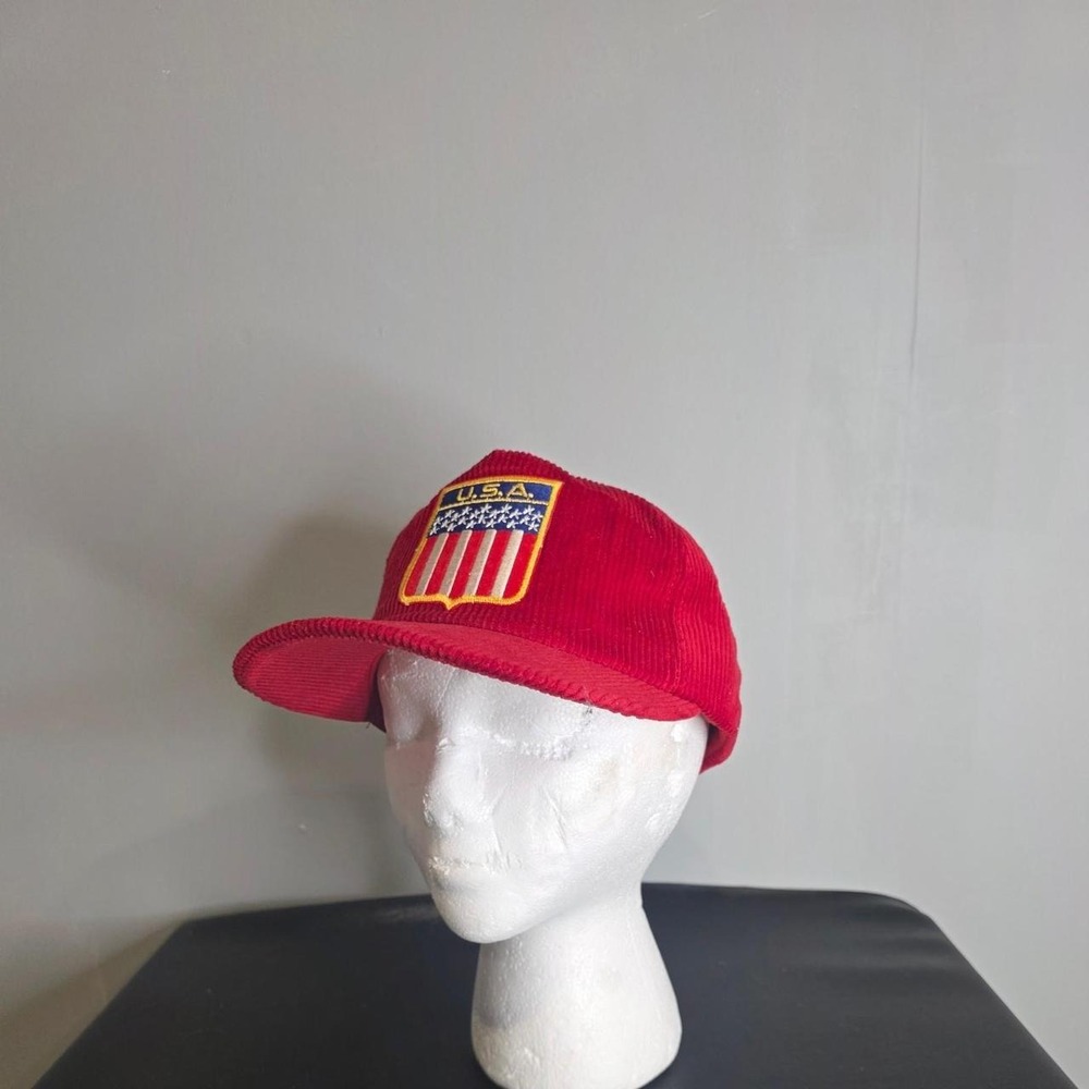 Vintage cap america  suede usa cap